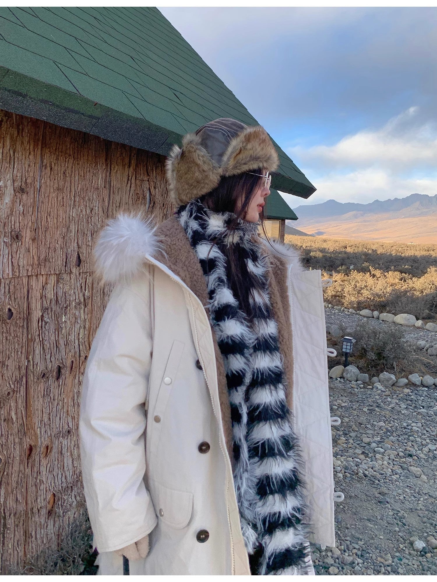 “Manchester City Old Story”  Winter Loose Long Hooded Parka