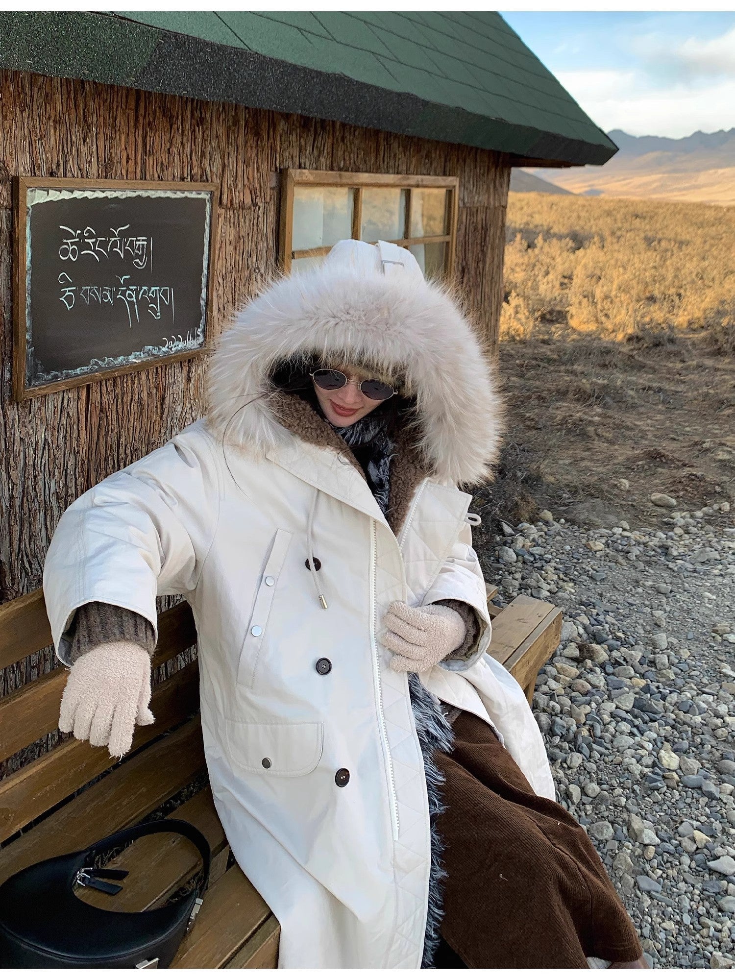 “Manchester City Old Story”  Winter Loose Long Hooded Parka